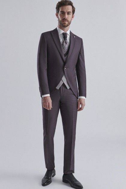 25.24.500 Costume homme bordeaux - 25.24.500 – Image 1