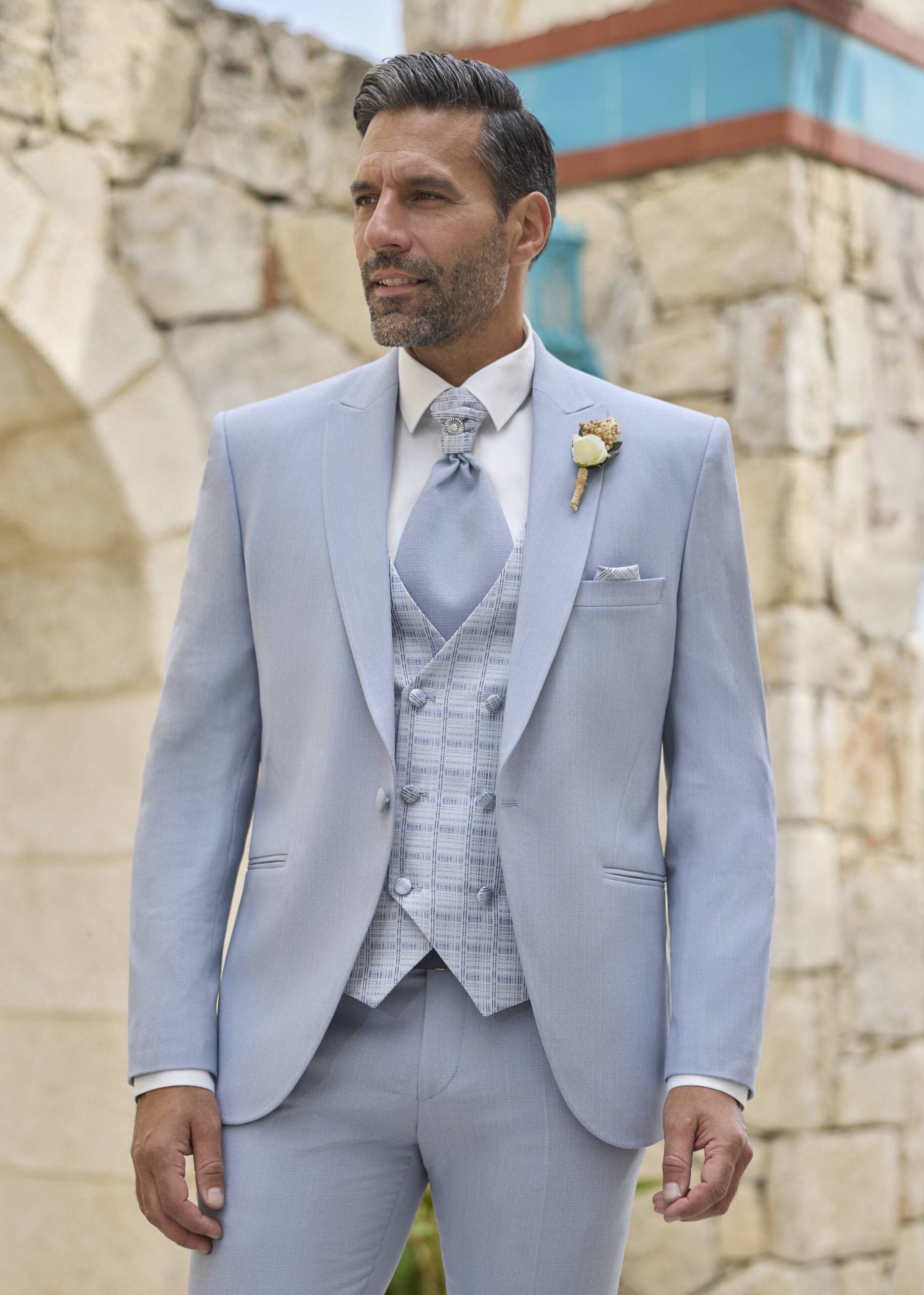 CABOURG BLEU CIEL_3332 Costume mariage beige Amiens - Cabourg, Empire du marié