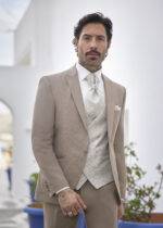 Costume mariage, marine, vert, sauge, beige, terracotta - Come – Image 4