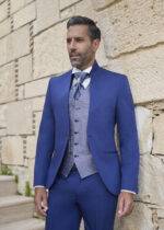 Costume de mariage col mao 3 pièces, Bonifacio – Image 5
